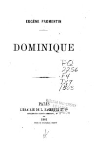 Couverture de Dominique