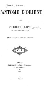 Couverture de Fantôme d&rsquo;Orient
