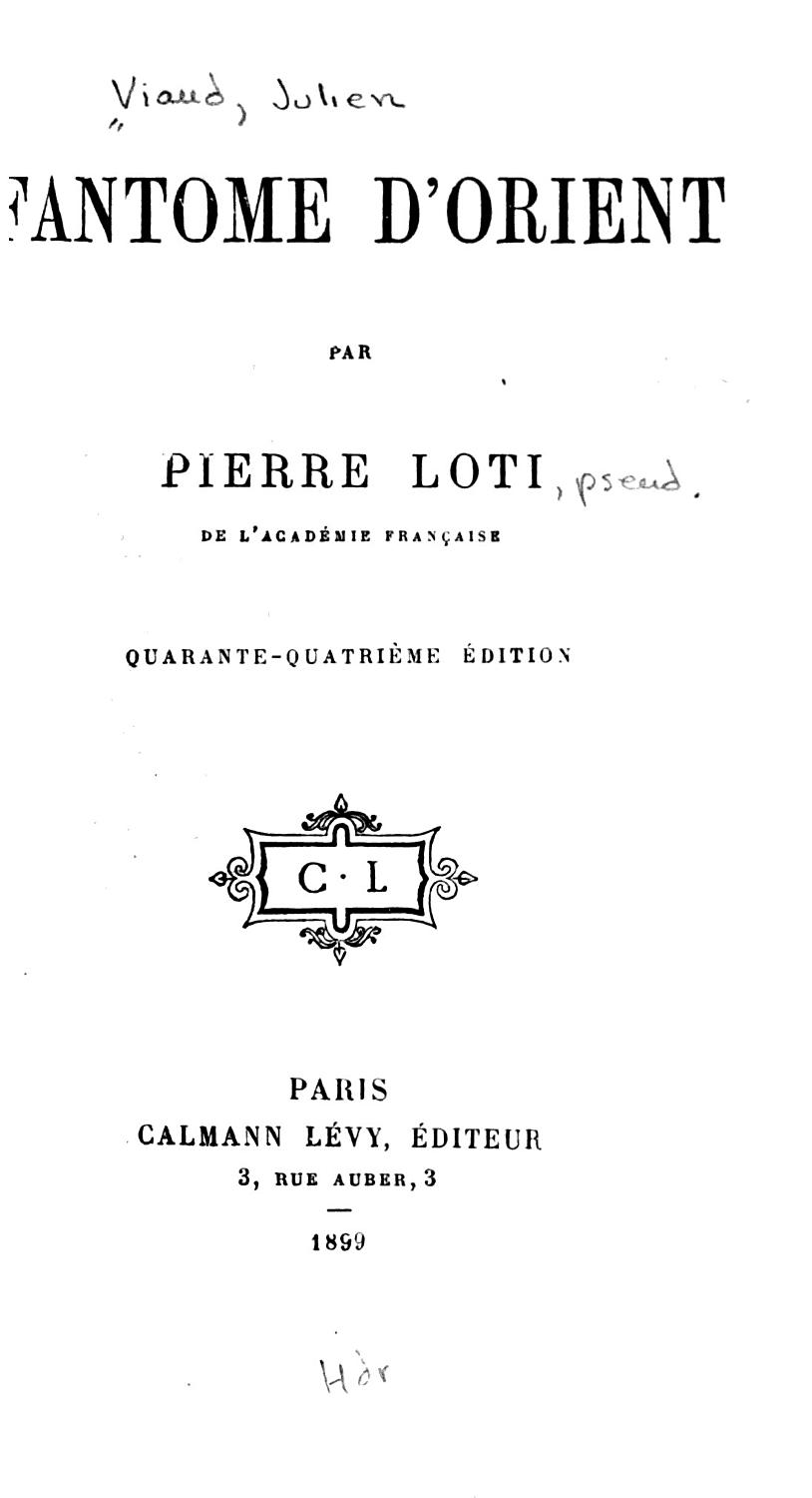 Couverture de Fantôme d&rsquo;Orient