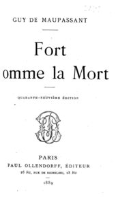 Couverture de Fort comme la mort