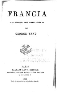 Couverture de Francia; Un bienfait n&rsquo;est jamais perdu