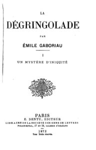 Couverture de La dégringolade