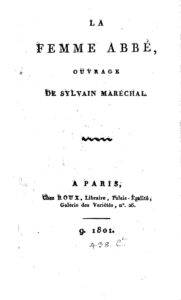 Couverture de La Femme Abbé