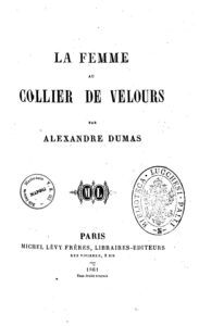 Couverture de La femme au collier de velours
