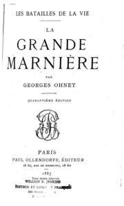 Couverture de La Grande Marnière