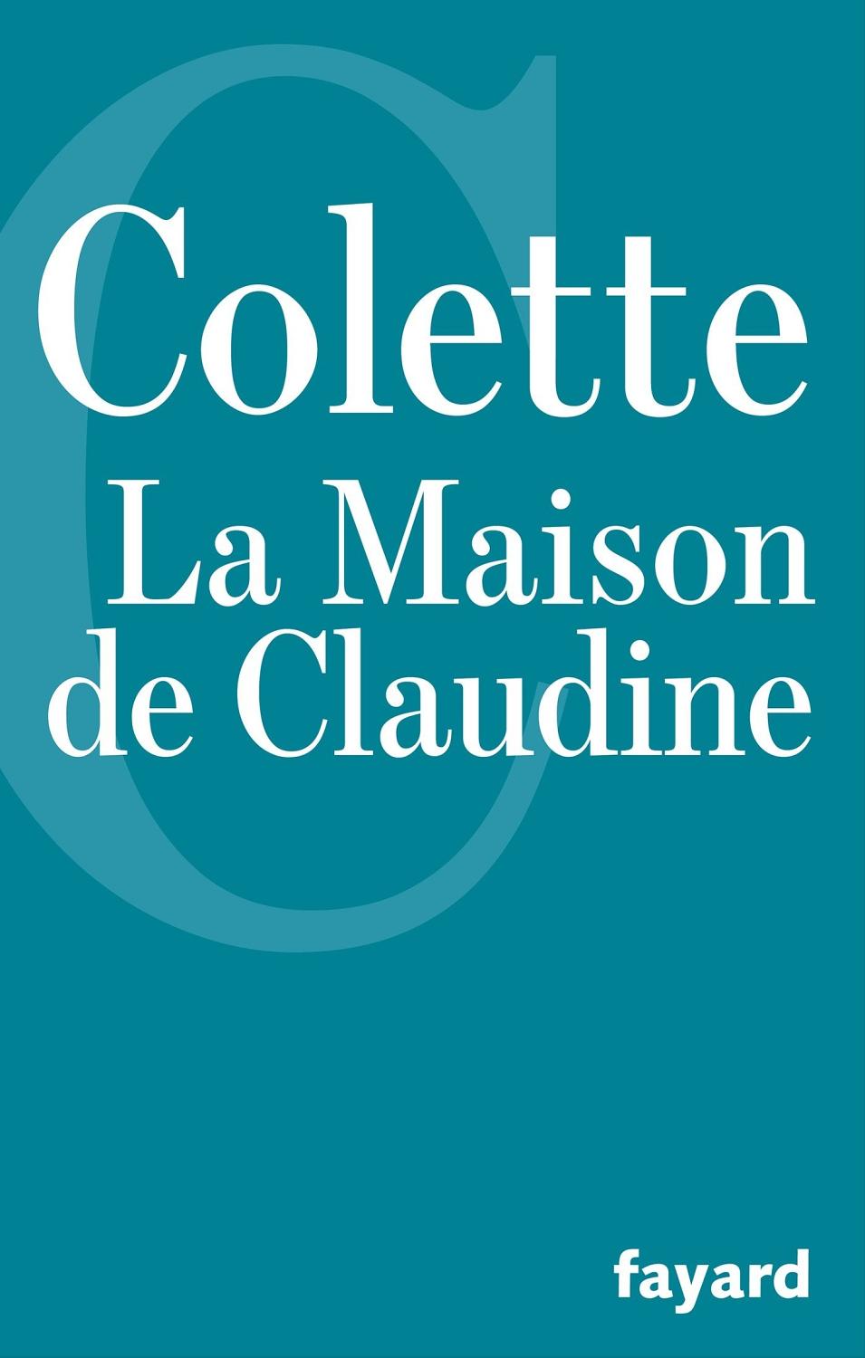 Couverture de La maison de Claudine
