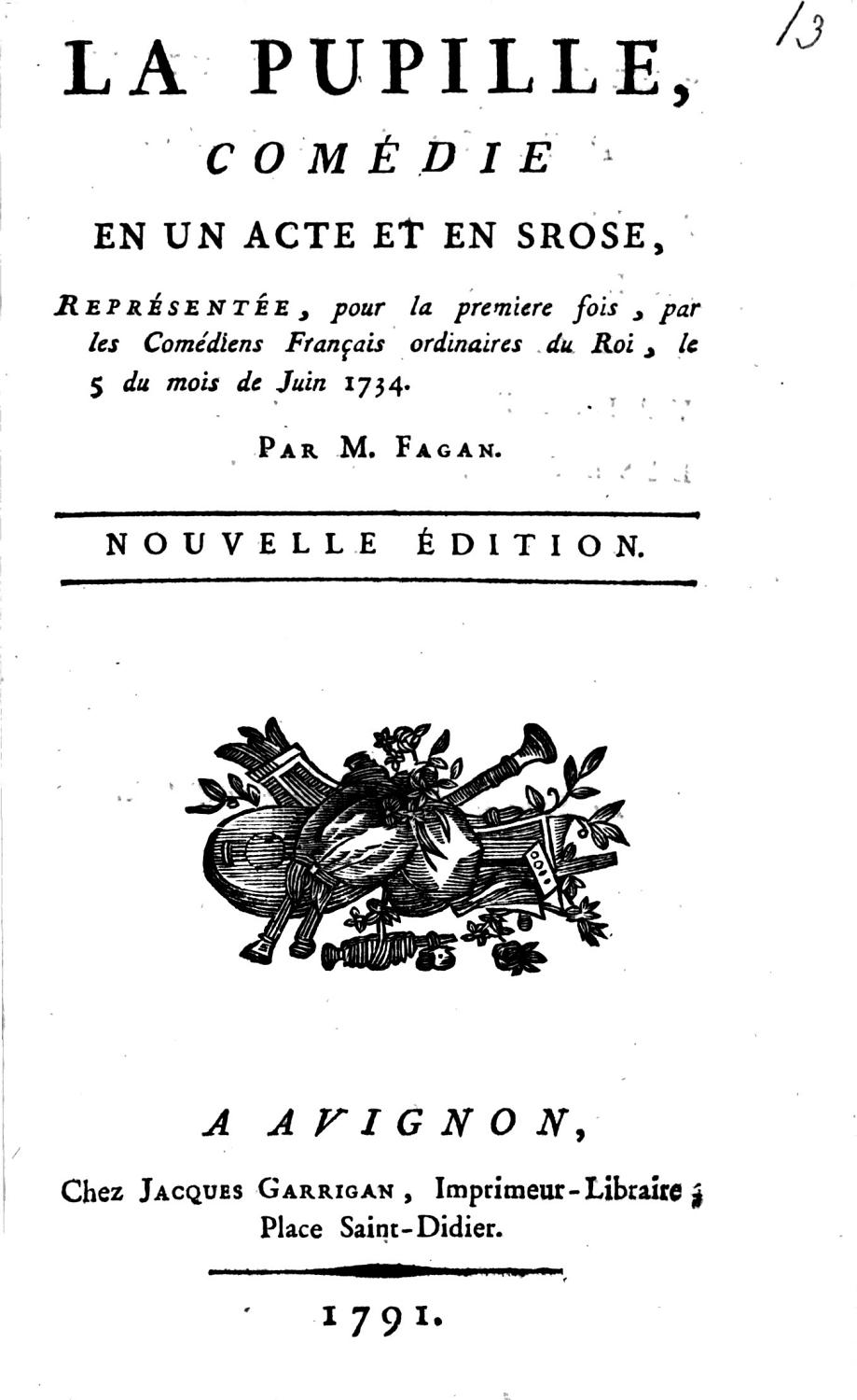 Couverture de La Pupille