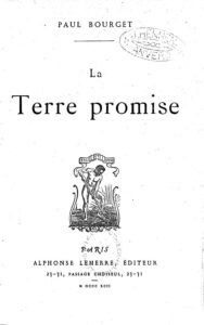 Couverture de La terre promise