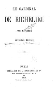 Couverture de Le Cardinal de Richelieu