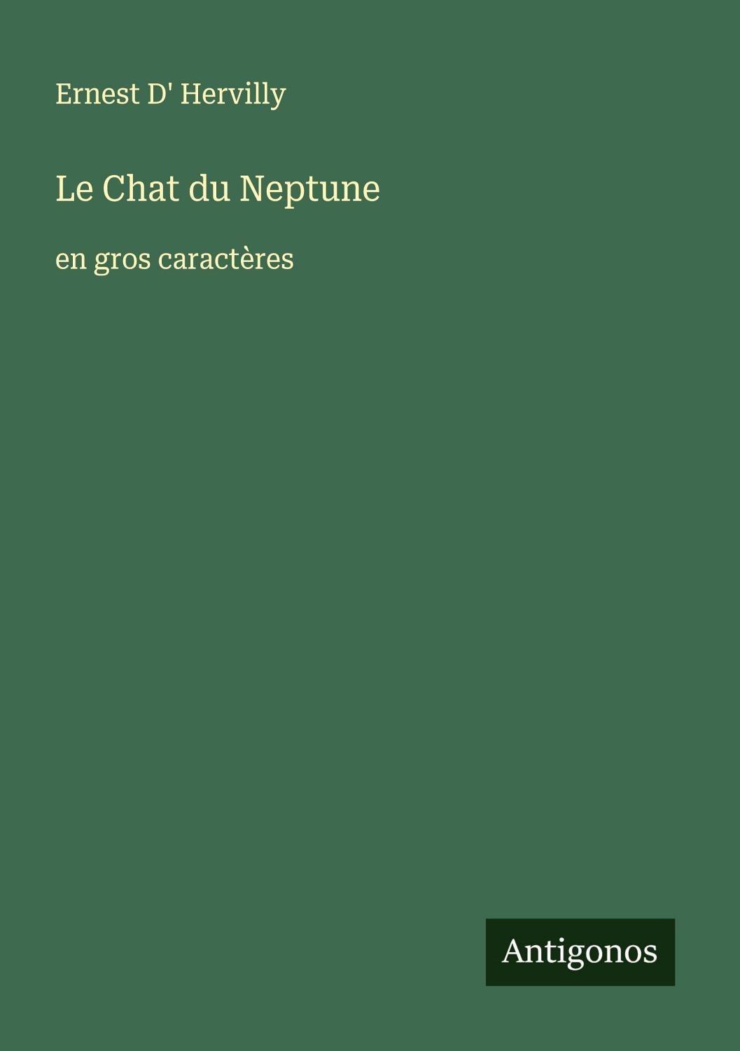 Couverture de Le Chat du Neptune