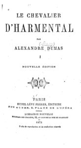 Couverture de Le chevalier d&rsquo;Harmental