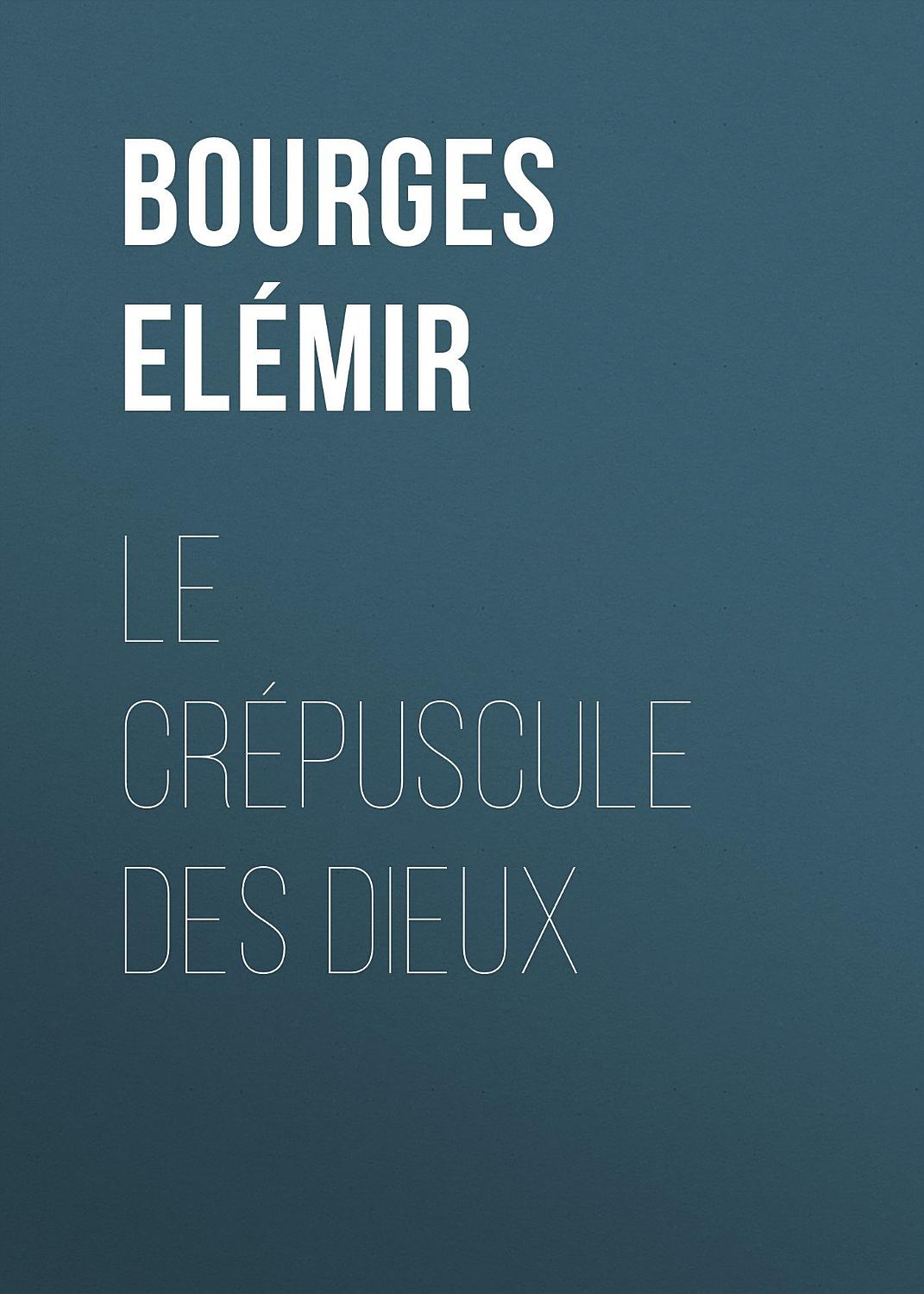 Couverture de Le Crépuscule des Dieux