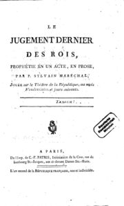 Couverture de Le jugement dernier des rois