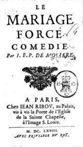 Couverture de Le Mariage forcé