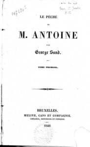 Couverture de Le péché de Monsieur Antoine, Tome 1