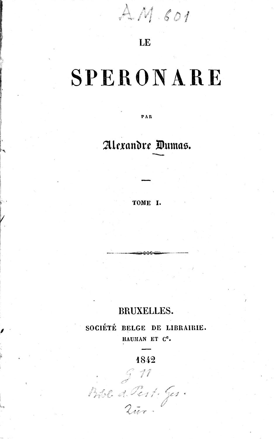 Couverture de Le Speronare