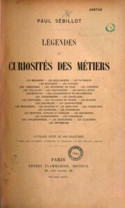 Couverture de Légendes et curiosités des métiers