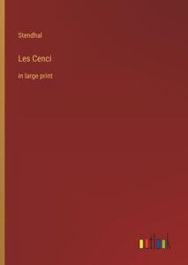 Couverture de Les Cenci