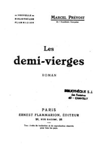 Couverture de Les Demi-Vierges