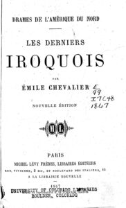 Couverture de Les derniers Iroquois