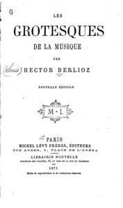 Couverture de Les grotesques de la musique