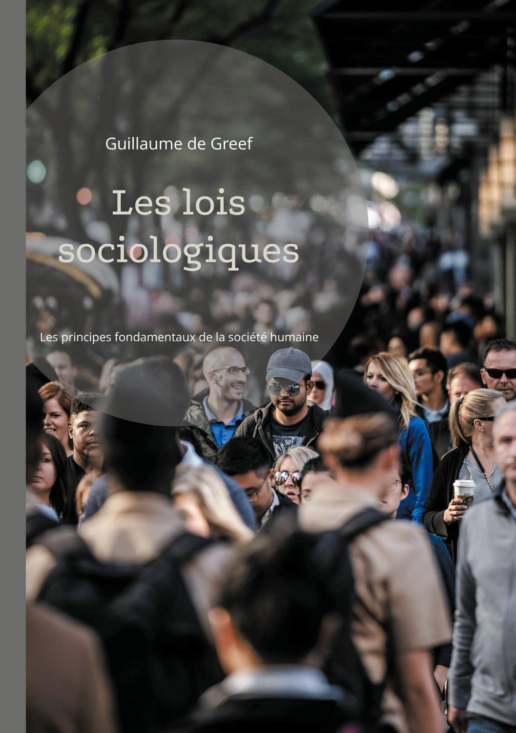 Couverture de Les lois sociologiques