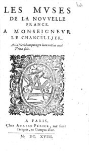 Couverture de Les Muses de la Nouvelle France