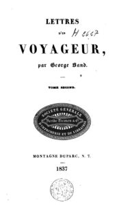 Couverture de Lettres d&rsquo;un voyageur