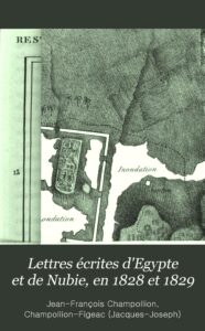 Couverture de Lettres écrites d&rsquo;Égypte et de Nubie en 1828 et 1829