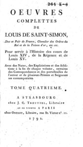 Couverture de Mémoires du duc de Saint-Simon
Siècle de Louis XIV, la régence, Louis XV