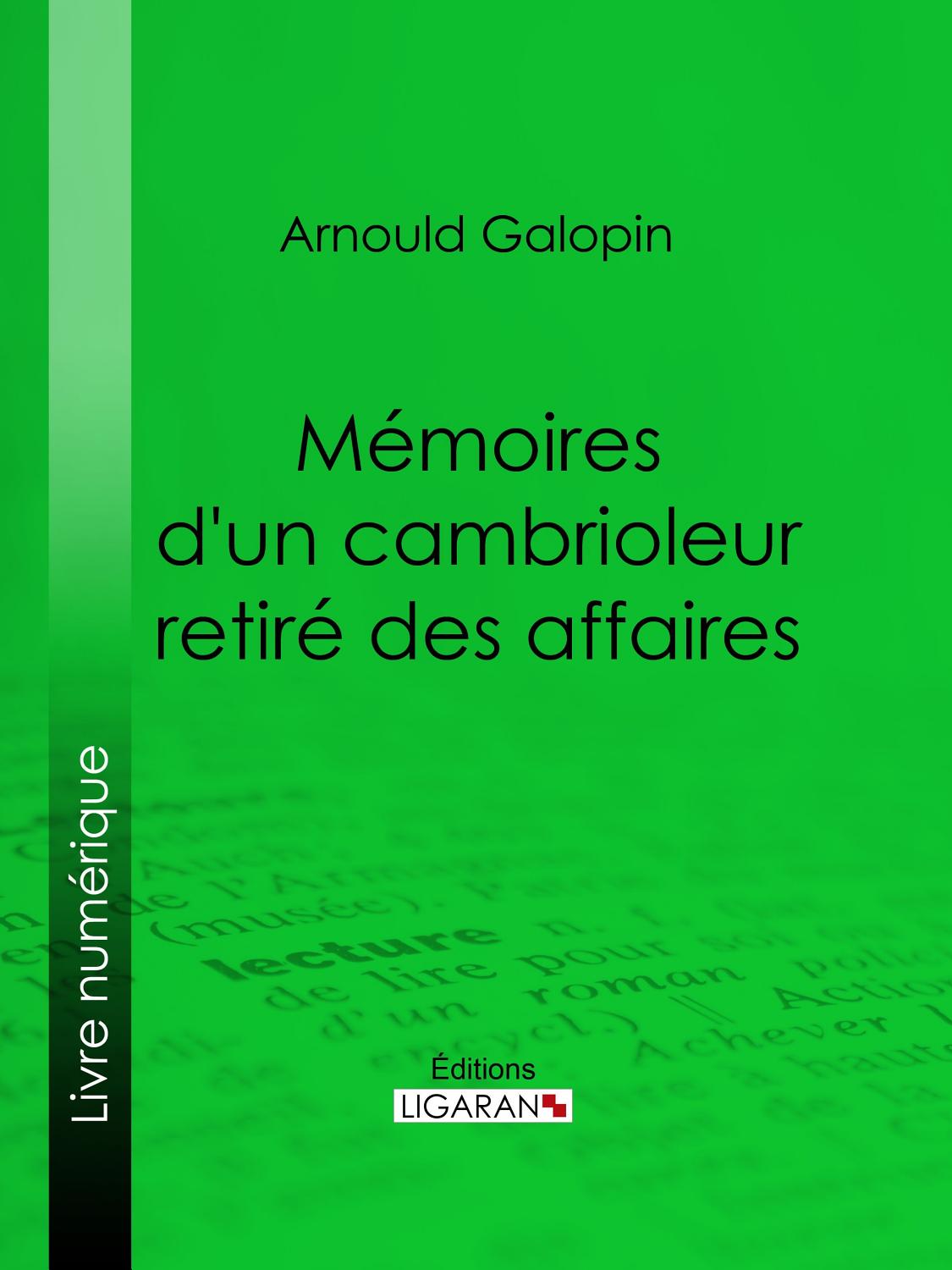 Couverture de Mémoires d&rsquo;un cambrioleur retiré des affaires