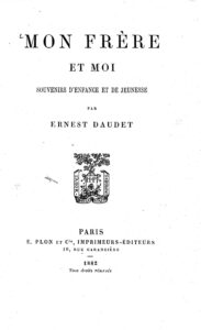 Couverture de Mon frère et moi; souvenirs d&rsquo;enfance et de jeunesse