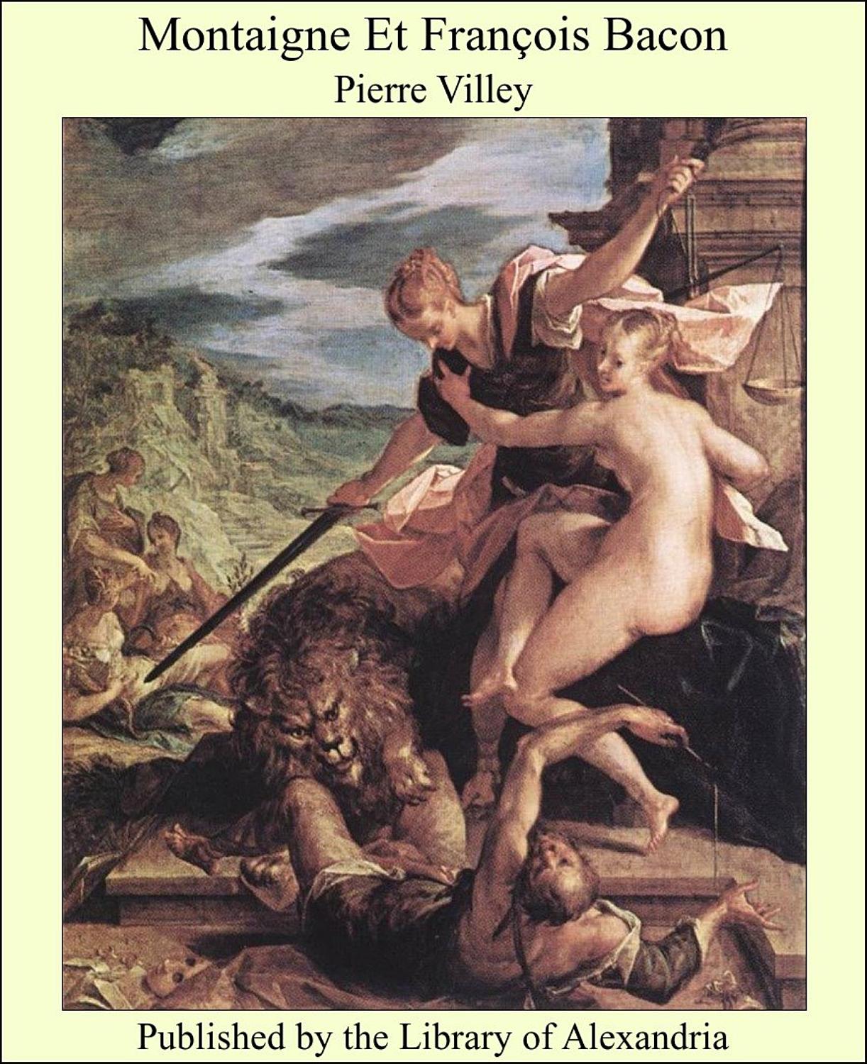 Couverture de Montaigne et François Bacon