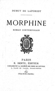 Couverture de Morphine