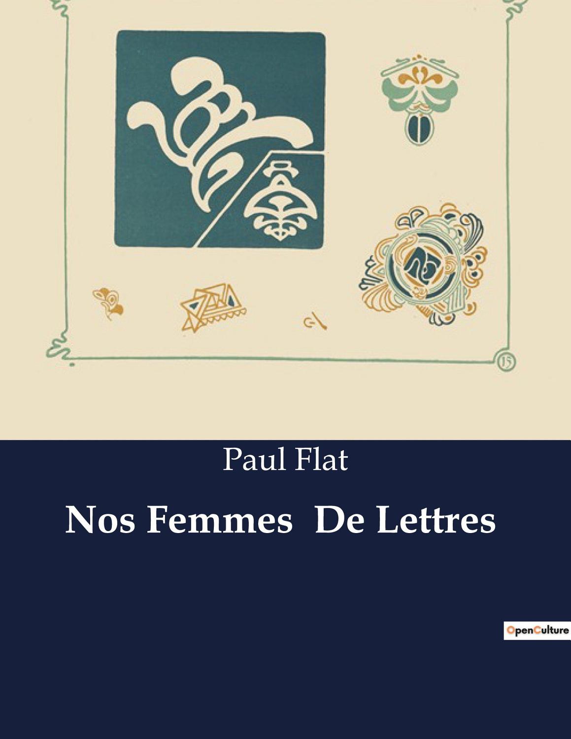 Couverture de Nos femmes de lettres