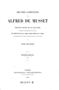 Couverture de Œuvres complètes de Alfred de Musset — Tome 5