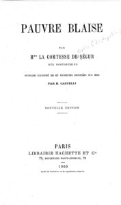 Couverture de Pauvre Blaise