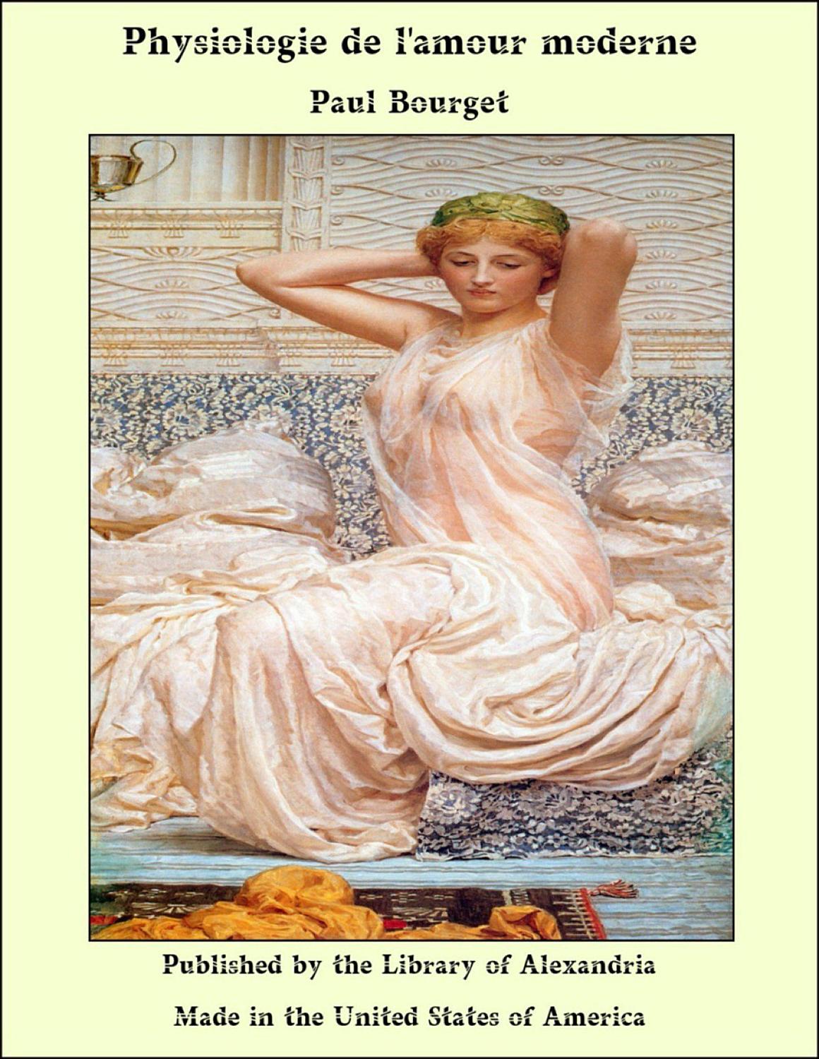 Couverture de Physiologie de l’amour moderne