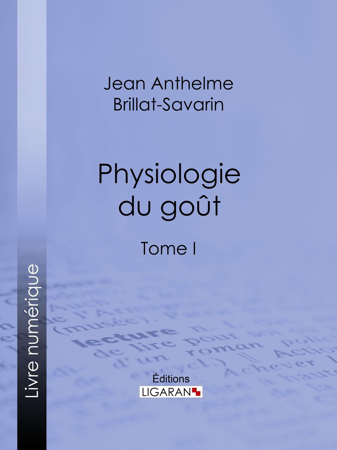 Couverture de Physiologie du goût