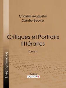 Couverture de Portraits littéraires, Tome II