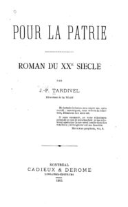 Couverture de Pour la patrie: Roman du XXe siècle