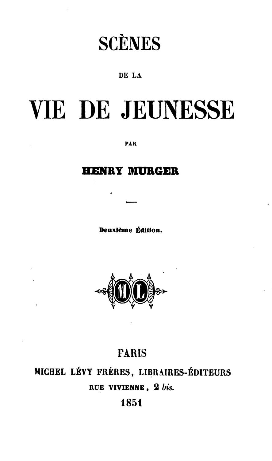 Couverture de Scènes de la vie de jeunesse: Nouvelles