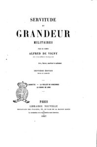 Couverture de Servitude et grandeur militaires