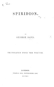 Couverture de Spiridion