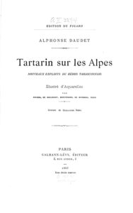 Couverture de Tartarin sur les Alpes