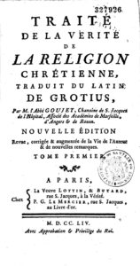 Couverture de Traité de la Vérité de la Religion Chrétienne