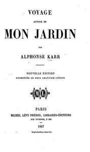 Couverture de Voyage autour de mon jardin