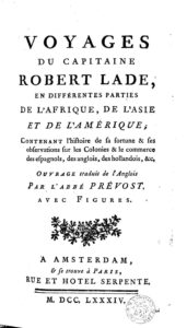 Couverture de Voyages du capitaine Robert Lade en differentes parties de l’Afrique, de l’Asie et de l’Amérique