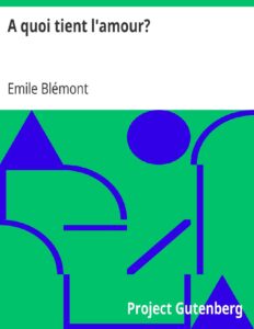 A Quoi Tient Lamour Contes De France Et DAmerique