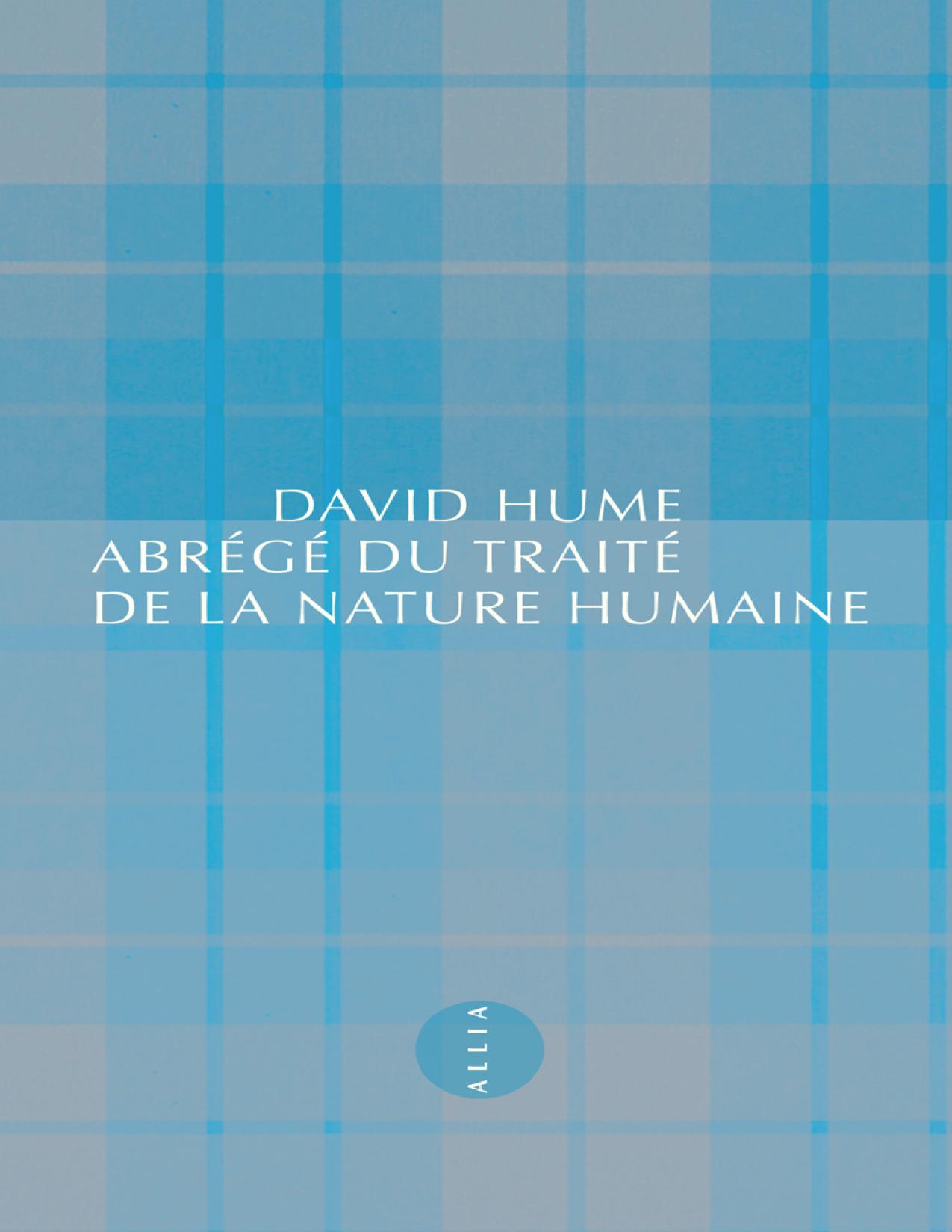 Abrege Du Traite De La Nature Humaine